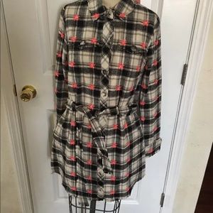 MANOUSH Robe Bucheronette Embroider Star Dress